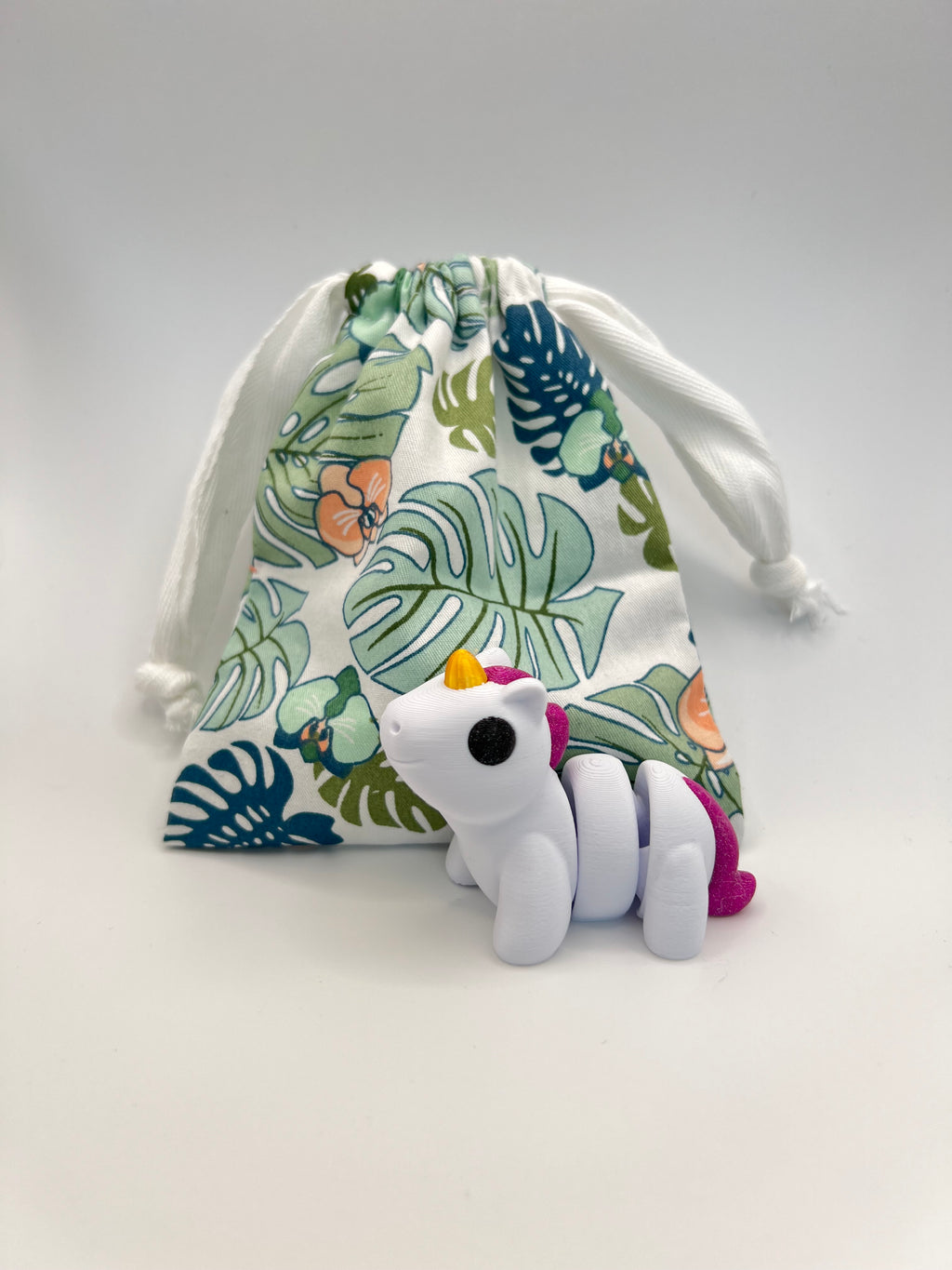 Pochon cadeau en tissu - emballage artisanal