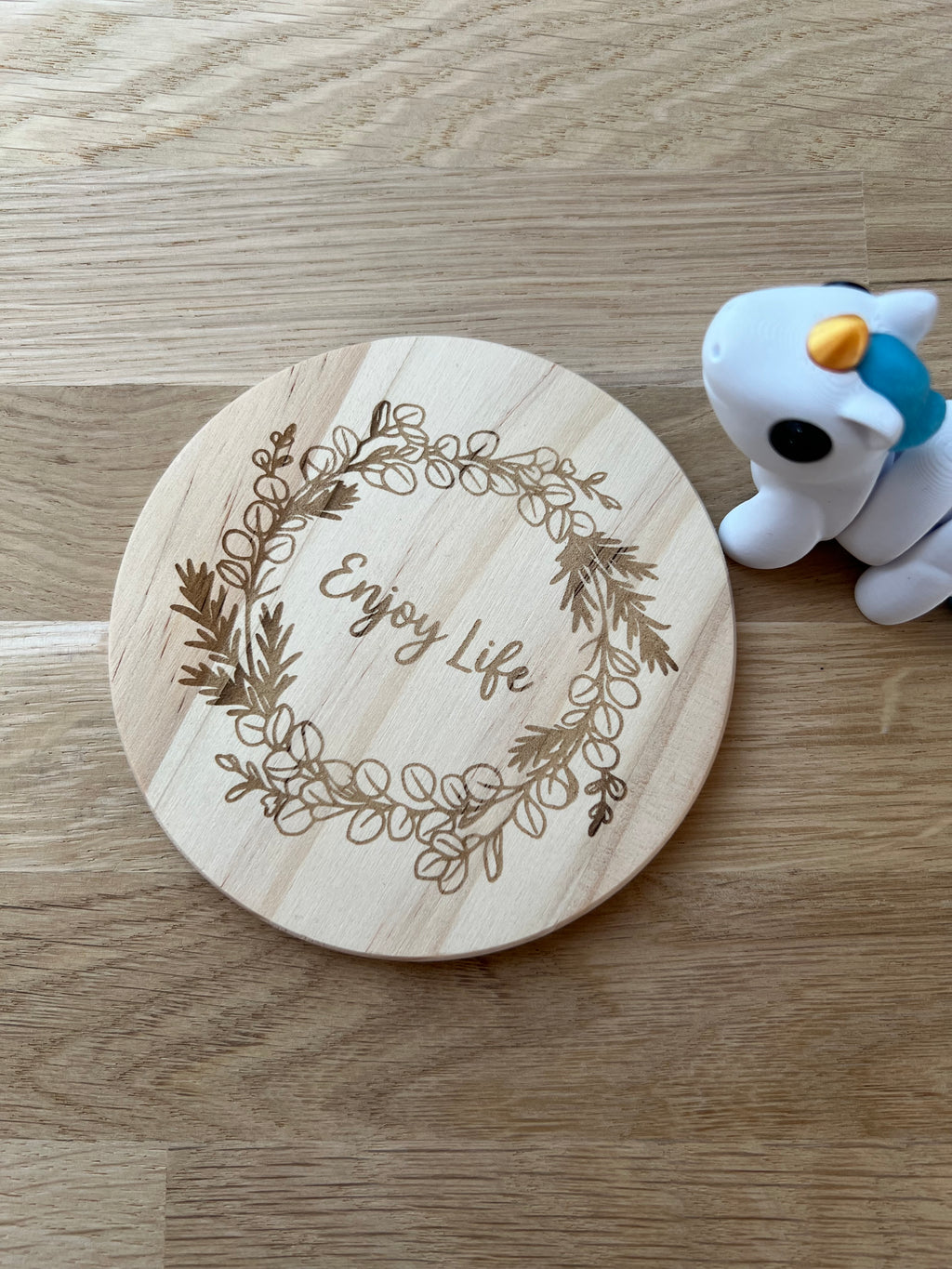 Dessous de verre en bois