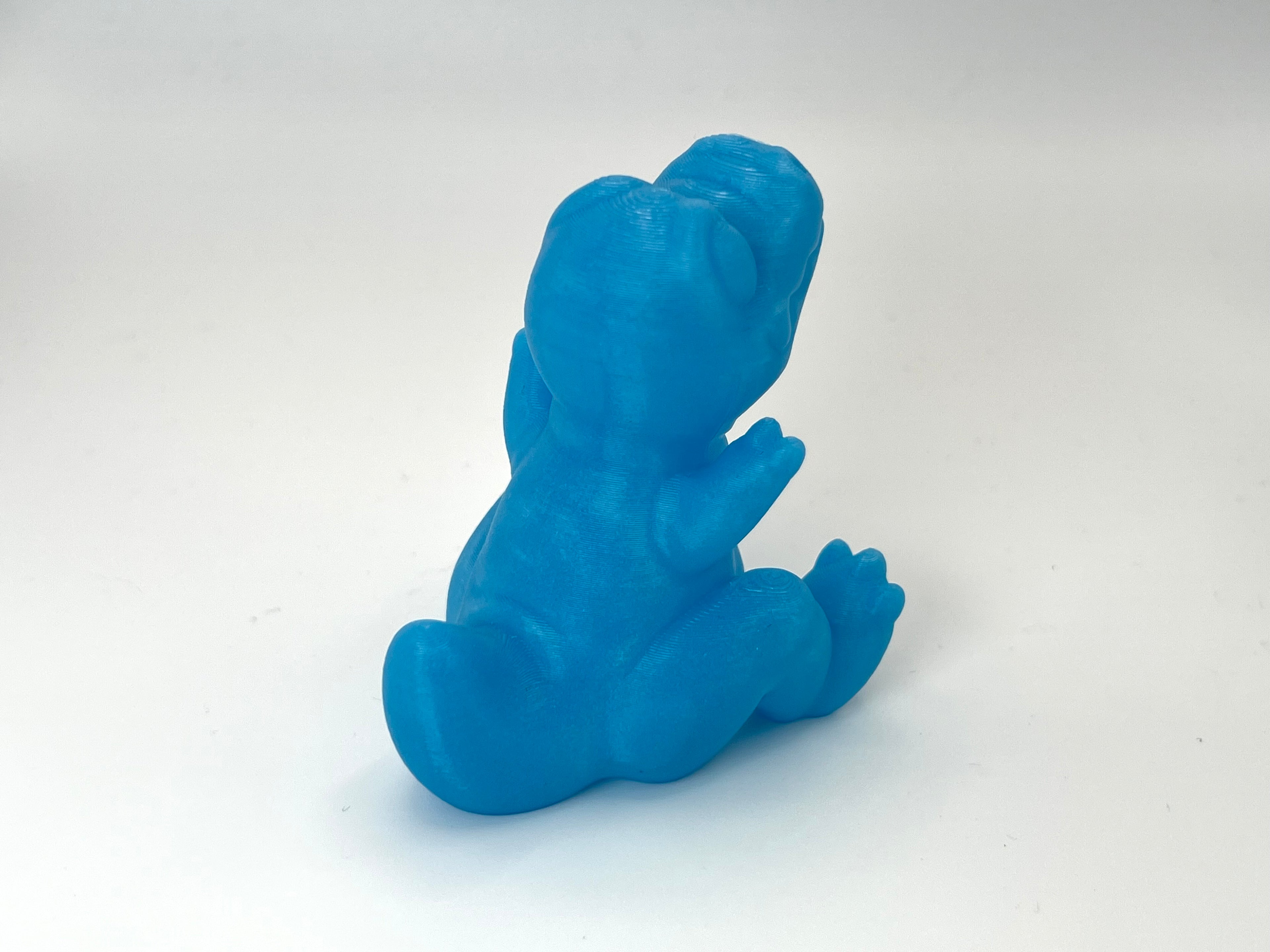 Baby T-Rex fluorecent - Mini sculpture