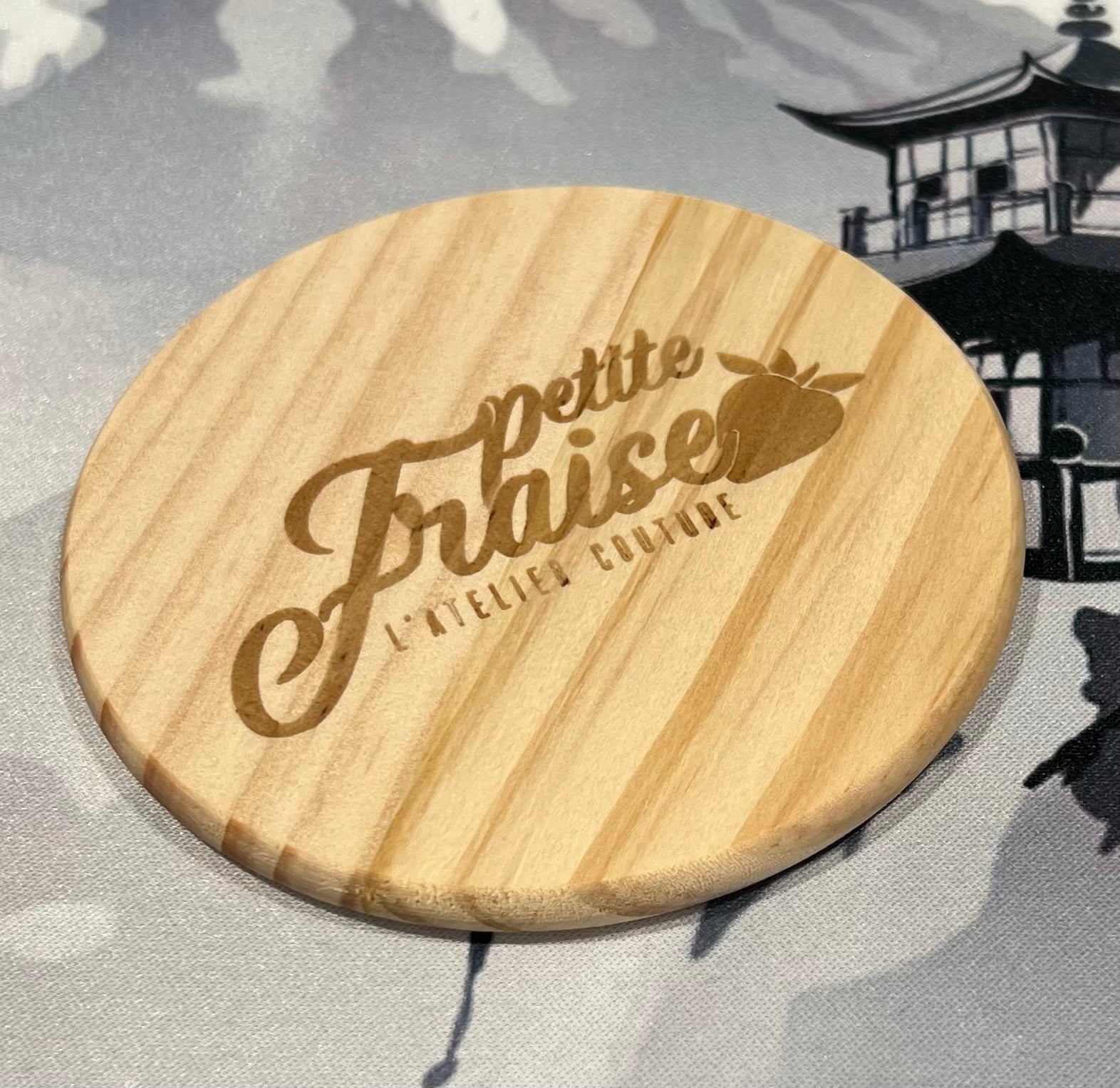 Dessous de verre en bois